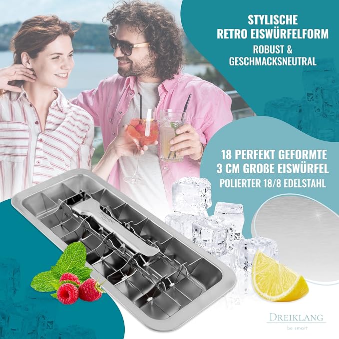 Stainless Steel Polished Ice Cube Tray - Image 2