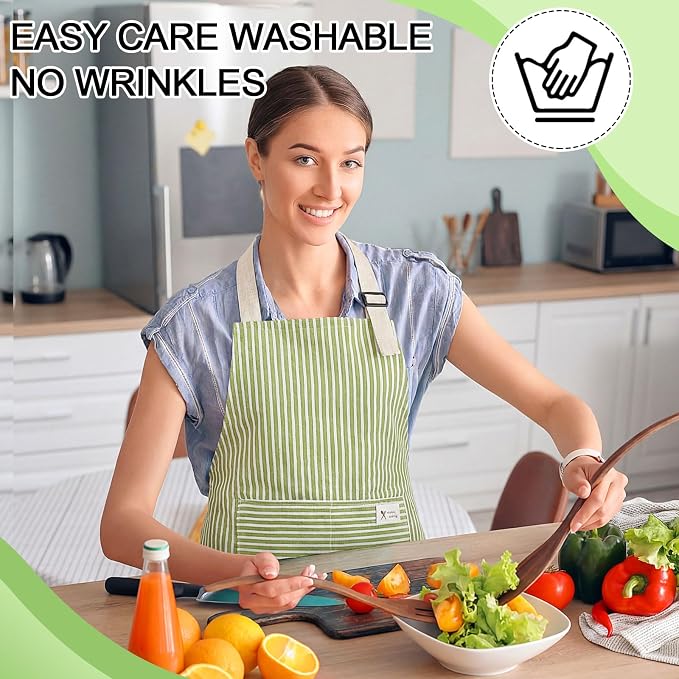 Janmercy 24 Pcs Aprons for Women Men - Image 5
