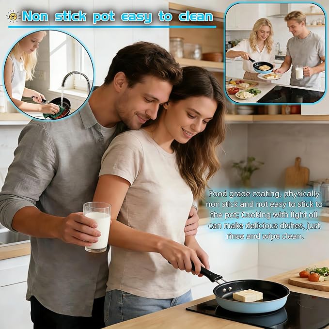 4.7 Inch Mini Skillet, Non-Stick Egg Pan - Image 4