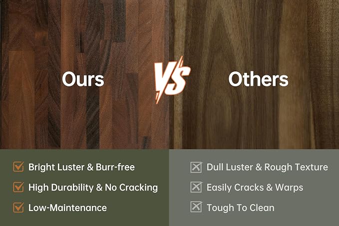 THETCHRY Walnut Cutting Boards For Kitchen, End Grain Wooden Cutting Board - Image 8
