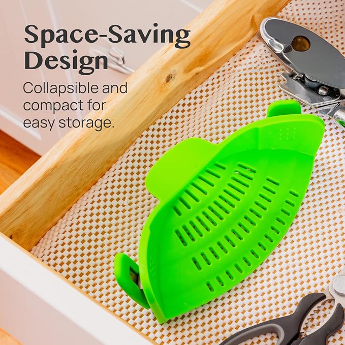 Kitchen Gizmo Snap N' Strain Clip On Strainer - Image 4