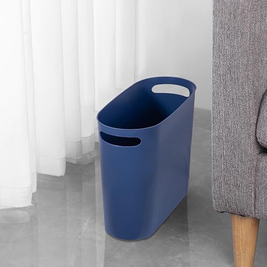 rejomiik Small Trash Can, 3.5 Gallon Slim Garbage Can Plastic Waste Basket - Image 4
