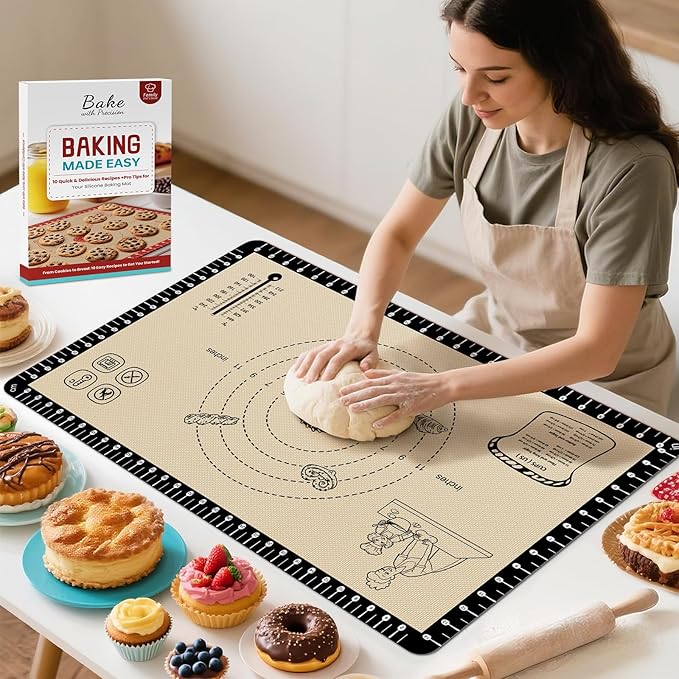 Extra Thick Silicone Baking Mat by Bredominant