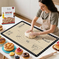 Silicone Baking Mat with 10 Recipes, Extra Thick Silicone Mats by Bredominant