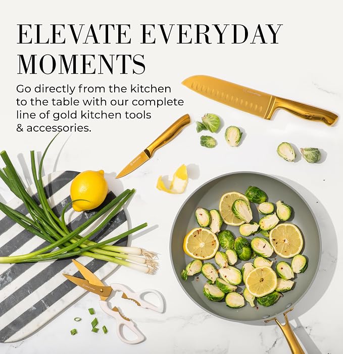 STYLED SETTINGS White and Gold Knife Set - Image 6