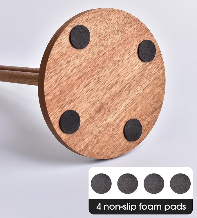 Acacia Wooden Paper Towel Holder Stand - Image 4