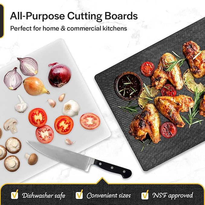 Thirteen Chefs Extra Large 24 x 18 Plastic Cutting Board - Image 2