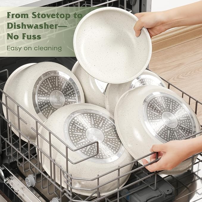 SODAY 18 Pcs Pots and Pans Set Non Stick, Cookware Sets - Image 8