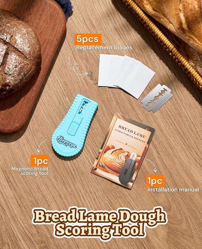 Extractable & Magnetic Bread lame Dough Scoring Tool, Professional Sourdough - Image 9