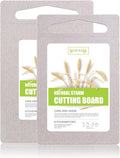 2PCS Cutting Board for Kitchen, Wheat Straw Fiber Cutting Board, Dish Washer by zzsbrm
