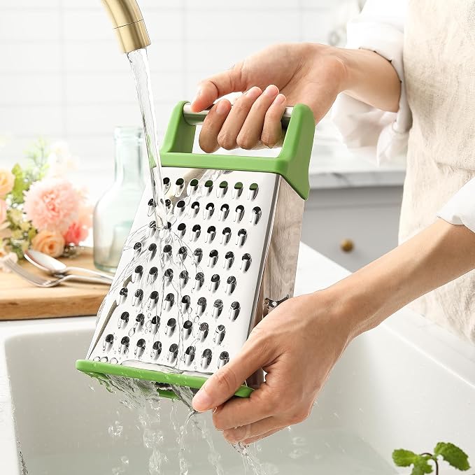 Spring Chef Green Professional Stainless Steel XL Parmesan Cheese Grater - Image 8