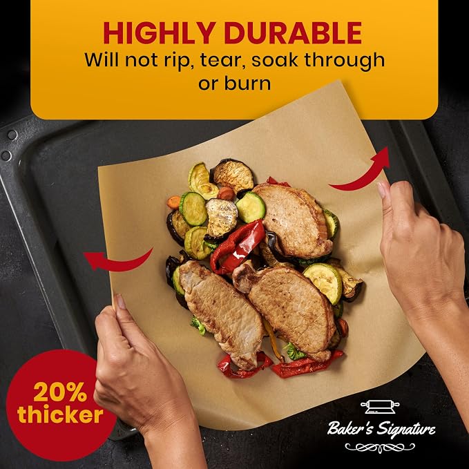 Parchment Paper Sheets for Baking, 12x16 In 120 Pcs by Baker's Signature | - Image 4