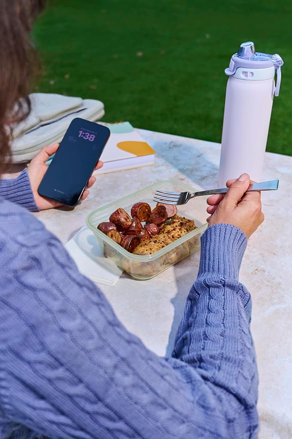 Ello Snap & Nest 10-Piece 4.5 Cup Plastic Meal Prep Set, Reusable Food - Image 2