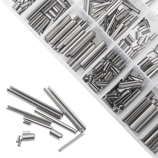 440Pcs 304 Stainless Steel Slotted Spring Pin Assortment Kit, M1.5 M2 M2.5 M3 - Image 3