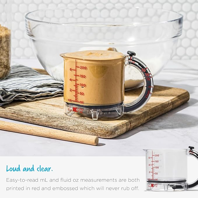 Dreamfarm Upcup All-in-1 Adjustable Measuring Cup, Metric & Imperial - Image 8