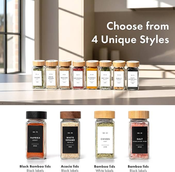 EDELHAUS® Square Spice Jars - Image 10
