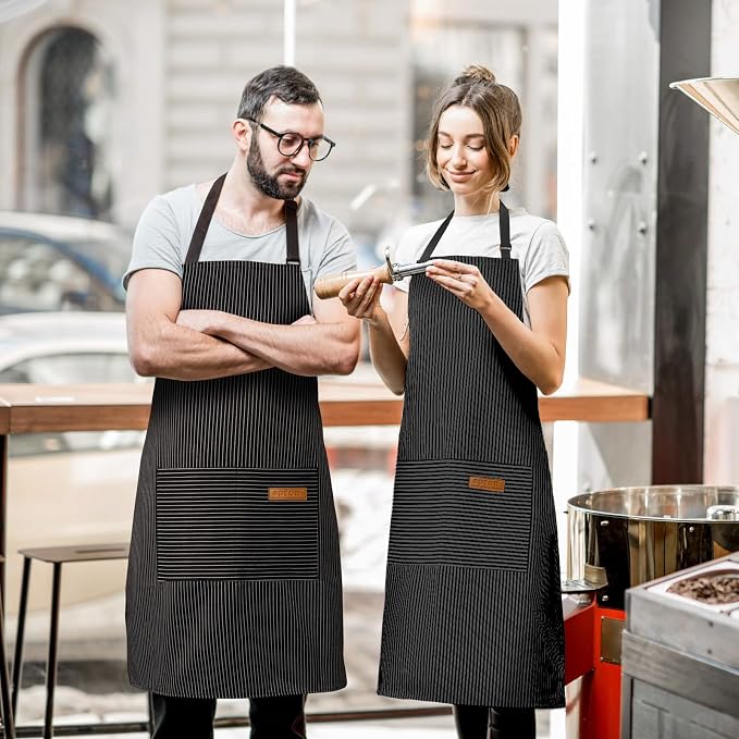 BeLuyi 2 Pack Adjustable Bib Apron - Image 5