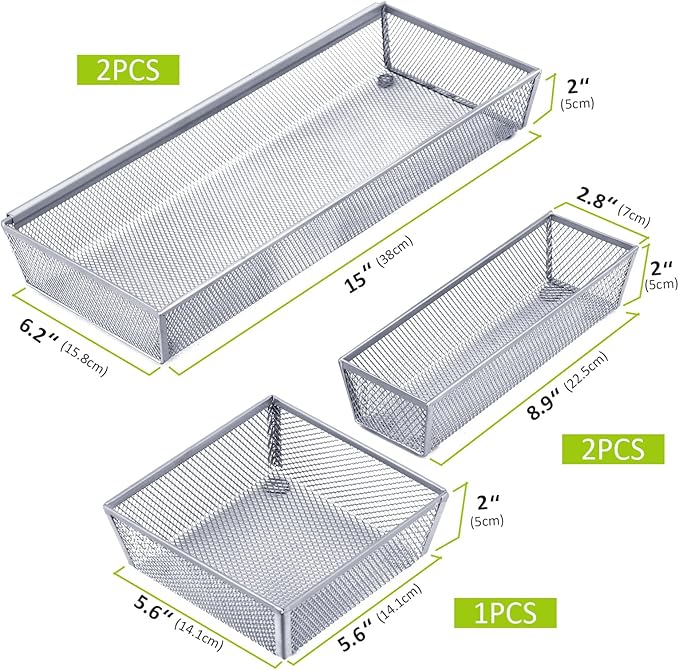 Neudeco Silverware Drawer Organizer, Utensil Organizer - Image 2