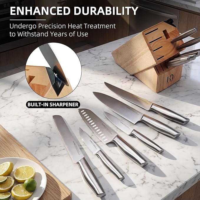 KnifeSaga Knife Set, Premium Knife Block Set - Image 5