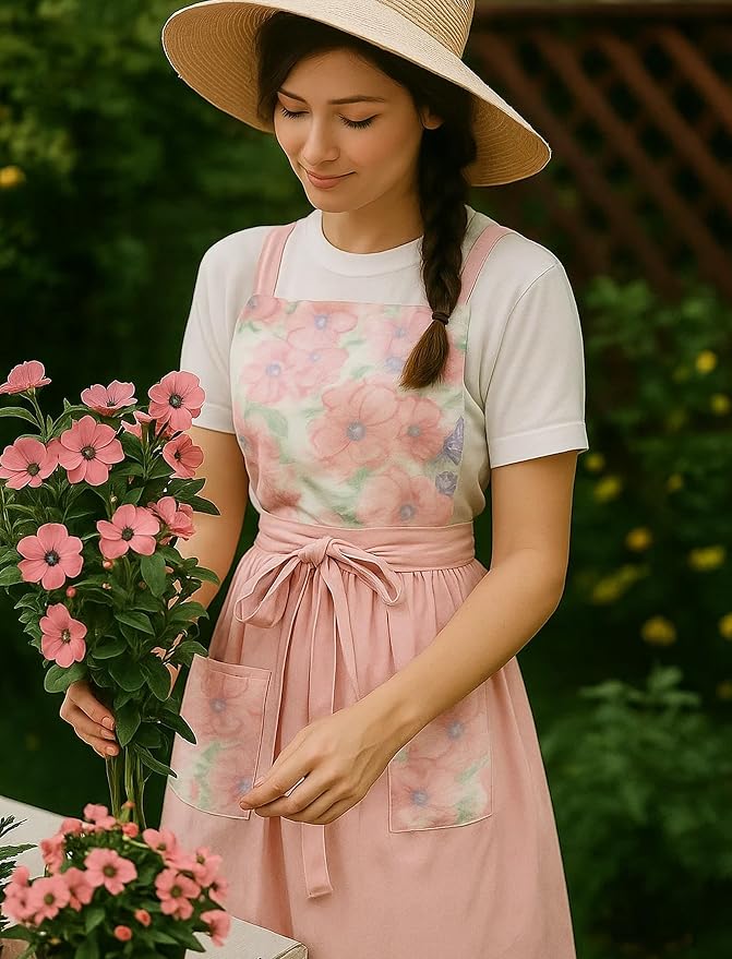 Pinknoke Vintage Pinafore Apron Dress - Image 5