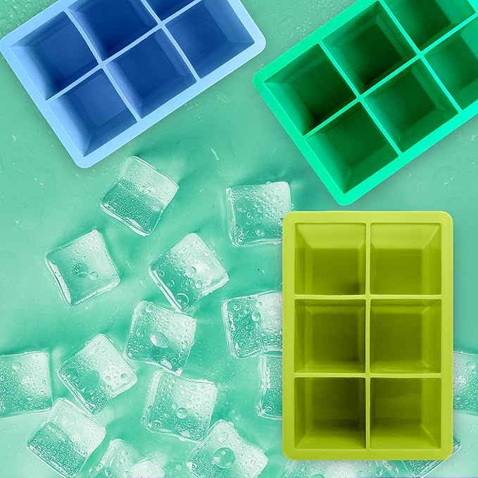 Excnorm Silicone Ice Cube Trays 3 Pack - Image 7
