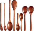 8Pcs Small Wooden Spoons for Eating, Wood Honey Spoon for Tea, Coffee&Soup by Morgles