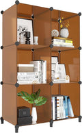 6-Cube Storage Organizer, Closet Organizer Storage Shelf Bookcase Bookshelf by DecorateYourHome
