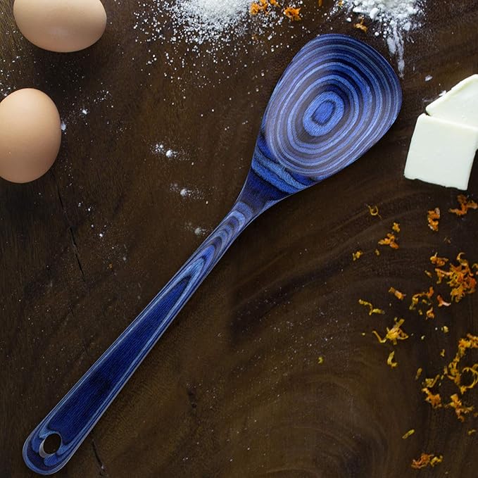 Totally Bamboo Baltique Malta Collection 12-1/2" Wooden Cooking Spoon, Safe - Image 3