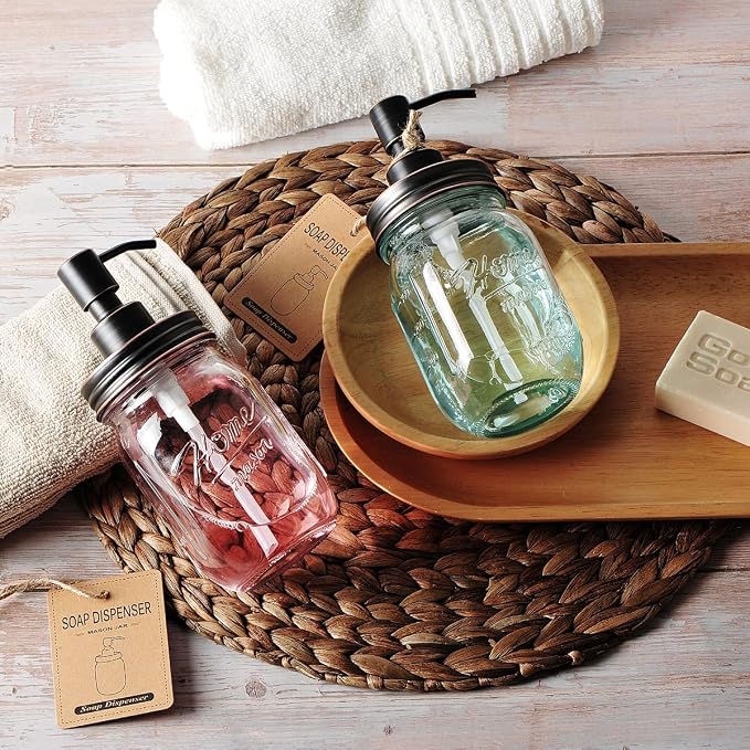 Amolliar Mason Jar Liquid Soap Dispenser Lid, Rust Proof Stainless Steel - Image 7