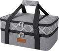 ​Vuudh Expandable Casserole Carrier Bag, Double Deckered Insulated Food Bag by Vuudh