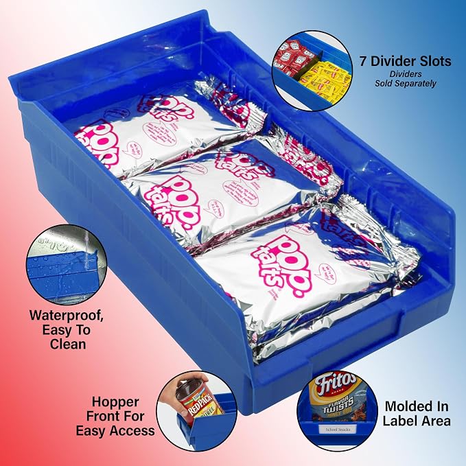 Akro-Mils 30130 Plastic Shelf Bins, Heavy Duty Storage Bins - Image 4