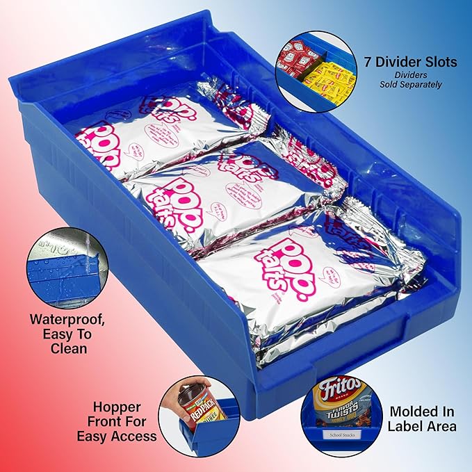 Akro-Mils 30130 Plastic Shelf Bins, Heavy Duty Storage Bins - Image 4
