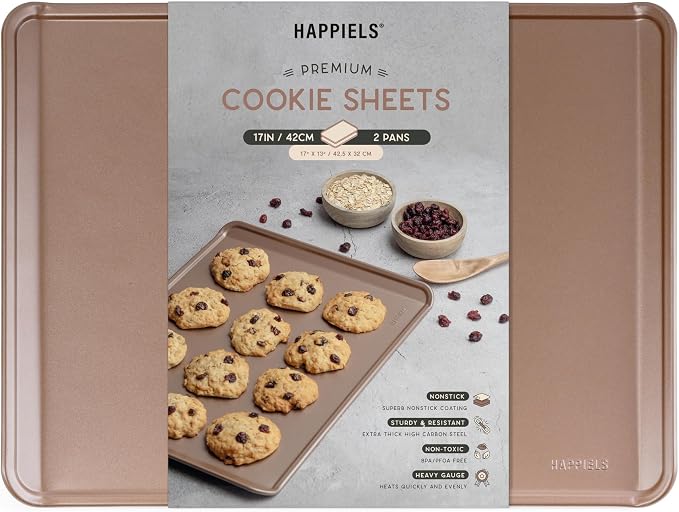 HAPPIELS 17 x 13 inch Cookie Sheets - Image 8