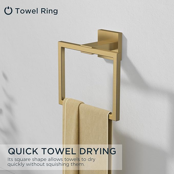 FORIOUS Toilet Paper Holder Set Wall Mount, SUS 304 Stainless Steel Pivoting - Image 3
