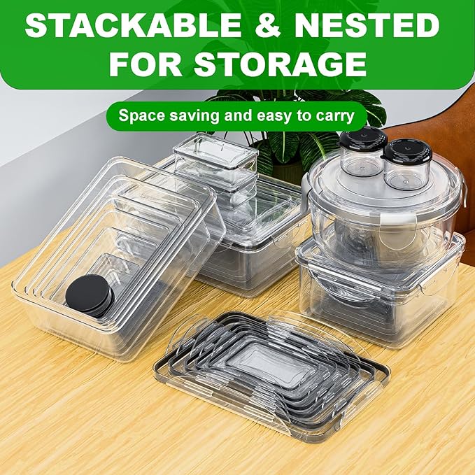 62 Pcs Large Food Storage Containers - Image 3