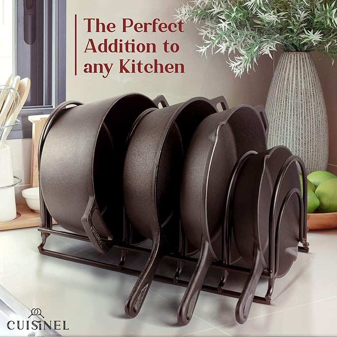 Cuisinel Pots and Pans Organizer Rack - Image 6