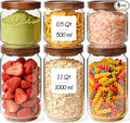 ComSaf 6PCS Glass Pantry Storage Container by ComSaf