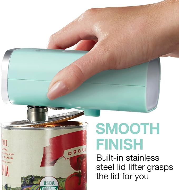 Proctor Silex Automatic Electric Can Opener, Hands Free Cordless Operation & - Image 6