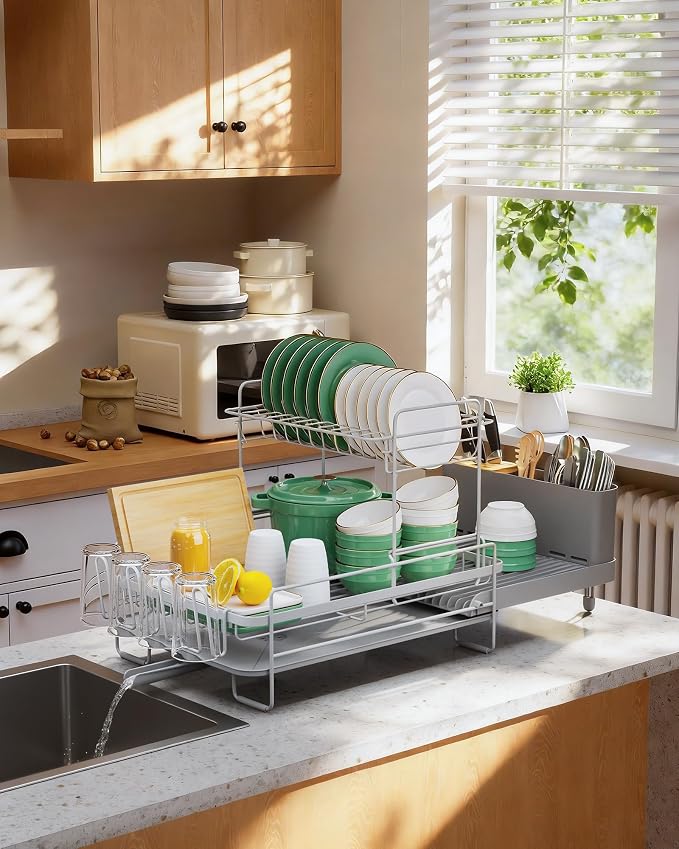 Kitsure Large Dish Drying Rack - Image 8