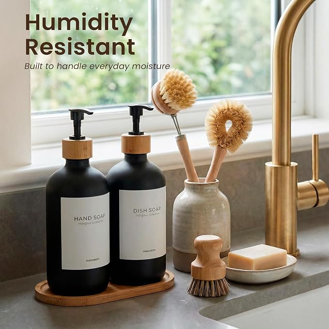 MaisoNovo Glass Dish Soap Dispenser - Image 9