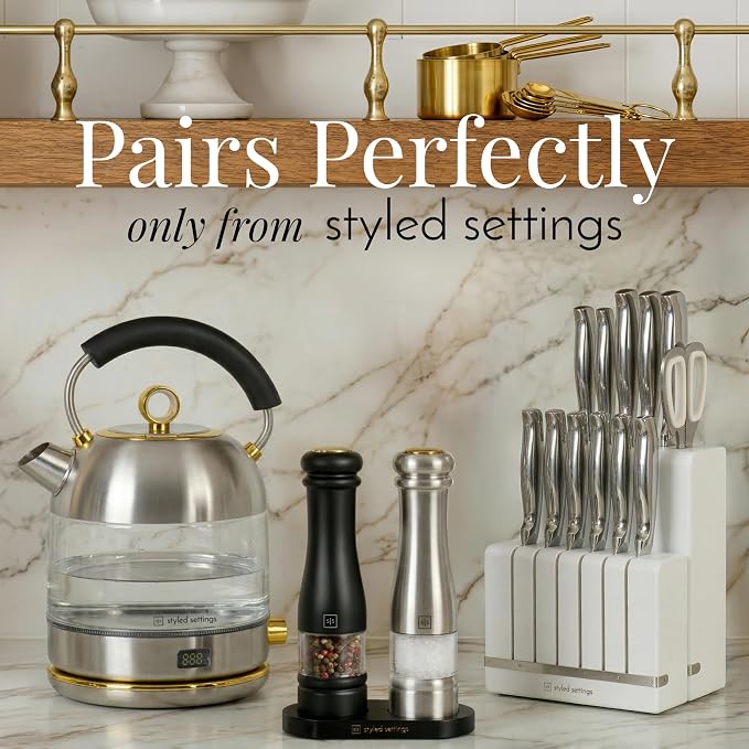 Electric Salt and Pepper Grinder Set - Image 3