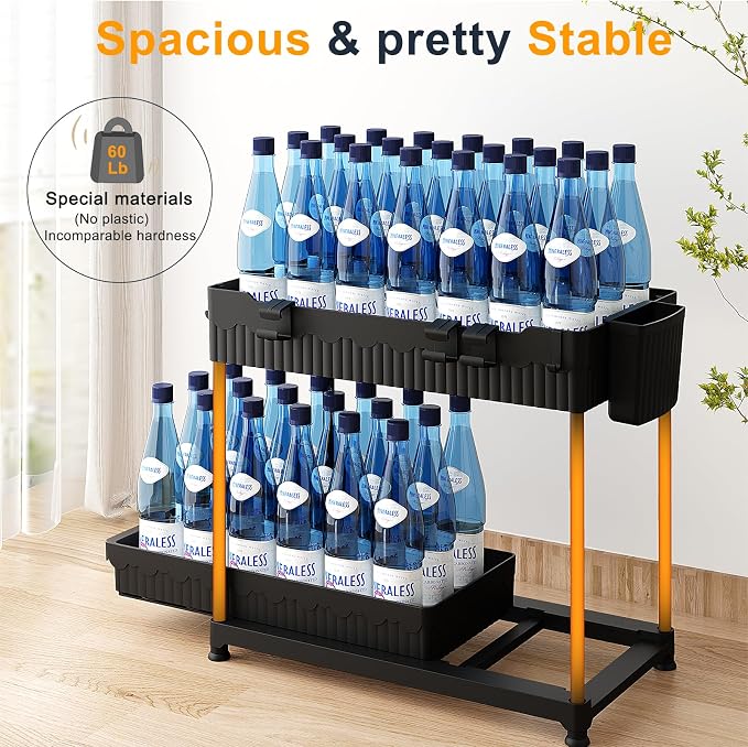 Sevenblue 3 Pack Under Sink Organizers, 2-Tier Multi-Use Kitchen and Bathroom - Image 5