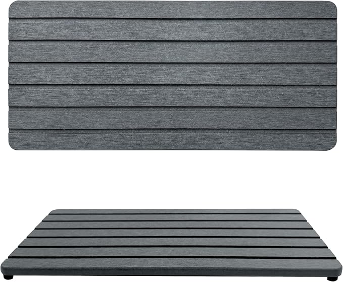 NiuYichee 2 PCS Water Absorbent diatomite Coasters, Stone Drying mat by NiuYichee