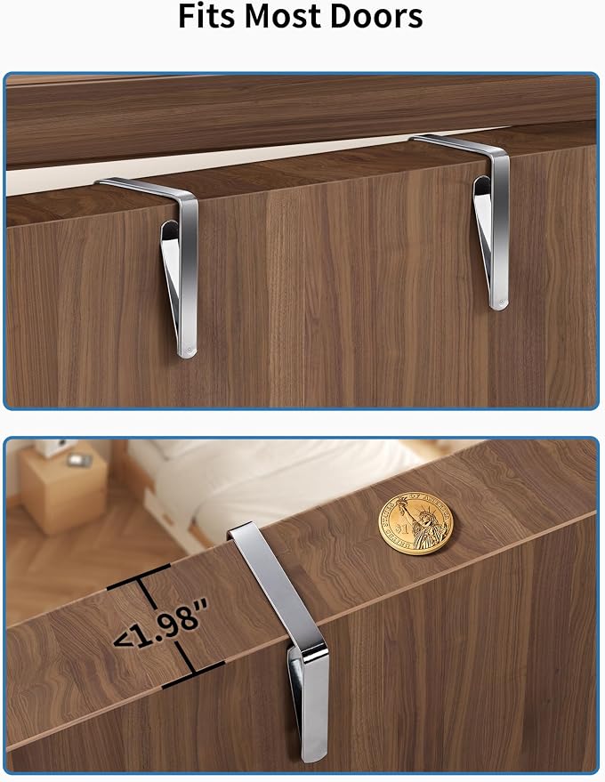 JARLINK Over The Door Organizer Storage, 5 Shelf Hanging Door Organizer - Image 9