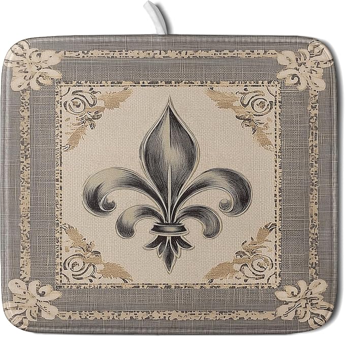 Giwawa Mardi Gras Dish Drying Mat by Giwawa