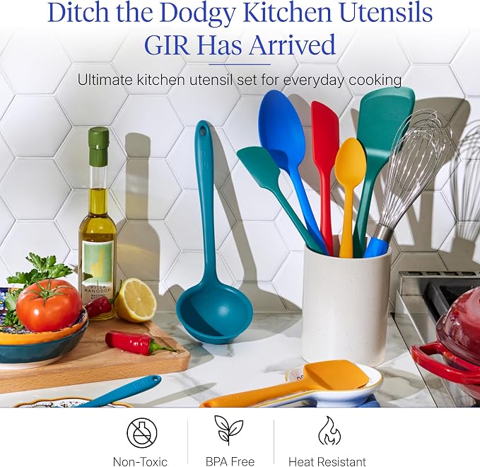 GIR: Get It Right 10-Piece Silicone Ultimate Kitchen Utensil Set – Spatulas - Image 2