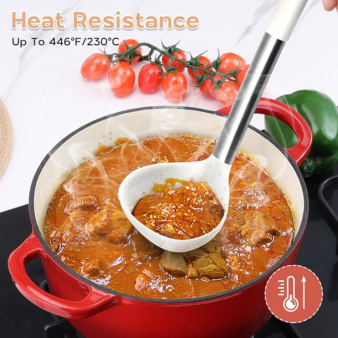 Onader Silicone Kitchen Utensils Set, Includes Heat Resistant Spatula Turner - Image 9