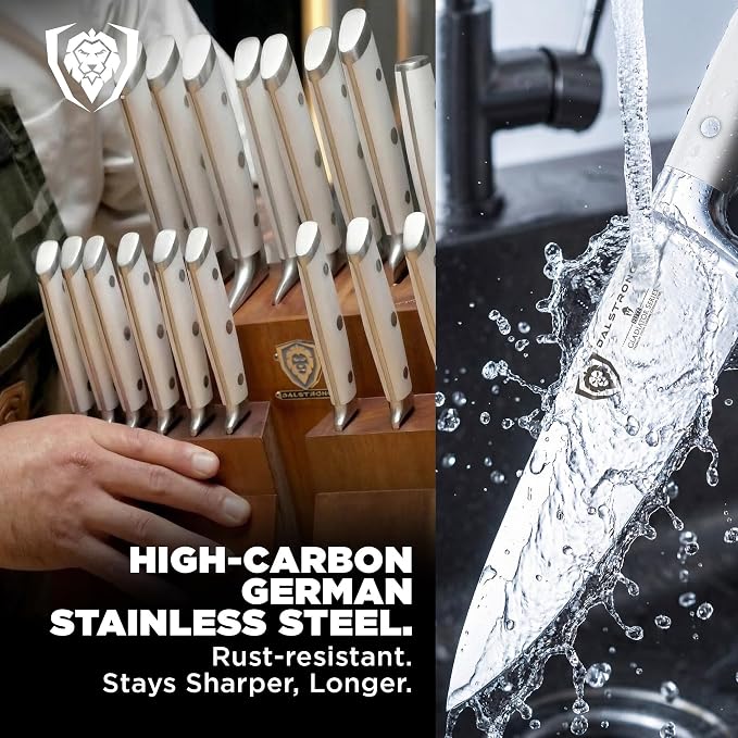 Dalstrong 18-Piece Gladiator Colossal Knife Block Set — German High-Carbon Steel - Image 3