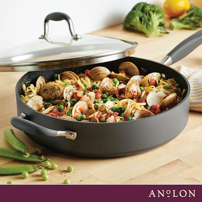 Anolon Advanced Home Hard Anodized Nonstick Sauté Pan - Image 8