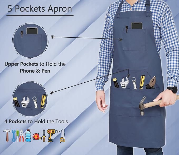 RUVANTI Aprons for Men, Women - Image 3